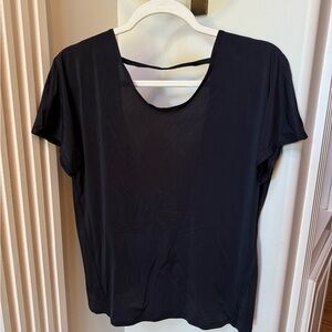 Black Women's Athletic Top